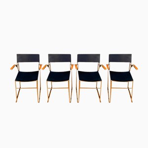 Sultana Chairs from Arrben, Italy, 1980s, Set of 4