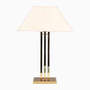 Hollywood Regency Brass Table Lamp from Deknudt, Belgium, 1978