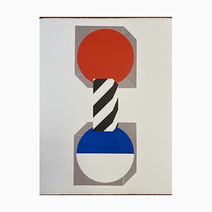 Kumi Sugaï, Composizione, 1970, Litografia