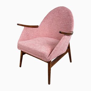 Mid-Century Modern Dusty Pink Armchair, 1960s