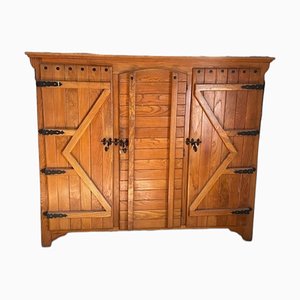 Rustic Spanish Three Door Cupboard