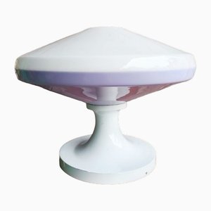 Lampe de Bureau Space Age Vintage Rouge et Blanc, 1960s