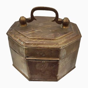 Vintage Art Deco Brass Box