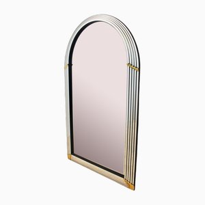 Arch Layered Mirror with Brass Accents by Deknudt Belgium