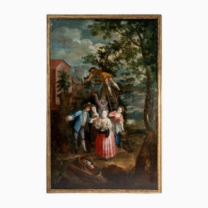 French Artist, Harvest, 18th Century, Oil on Canvas