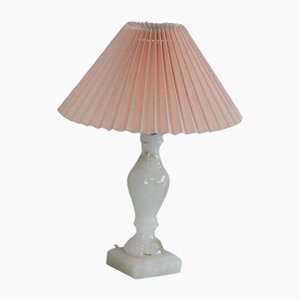 Lámpara de mesa vintage de mármol