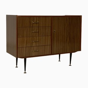 Mid-Century German Commode in Wood