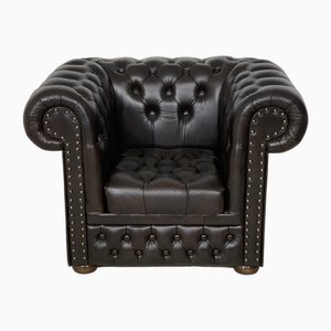 Butaca Chesterfield de cuero