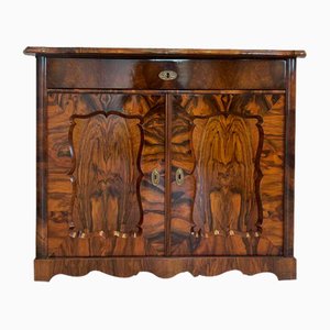 Biedermeier Trumeau Sideboard Cabinet in Walnut