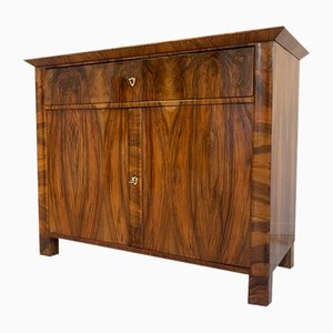 Biedermeier Trumeau Sideboard aus Nussholz