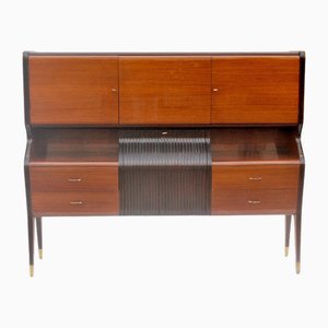 Cabinet with Bar attributed to Osvaldo Borsani for Mobilificio Fratelli Tutti, 1950