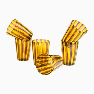 Italienische Murano Gläser von Angelo Ballarin für Ribes Studio, 2004, 6 . Set