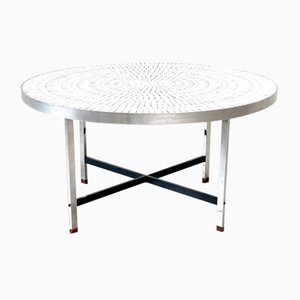 Table Basse Vintage en Céramique et Mosaïque par Heins Lilienthal, 1960s