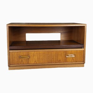 Mid-Century Teak Fresco Media Cabinet, Victor Wilkins zugeschrieben für G Plan, England, 1960er