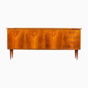 Credenza Mid-Century moderna in noce di AA Patijn per Zijlstra Joure, anni '50