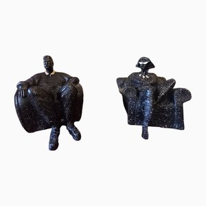 He and She Sculptures, Set of 2