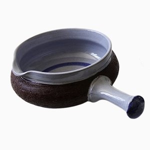Scodella piccola in ceramica blu e marrone di Gabriel