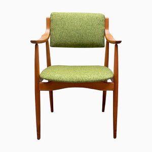 Fauteuil en Tissu Vert, 1965