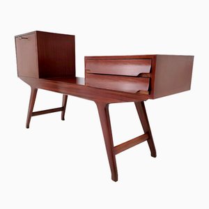 Vintage Wooden TV Stand in Ash by Ico & Luisa Parisi, 1950s