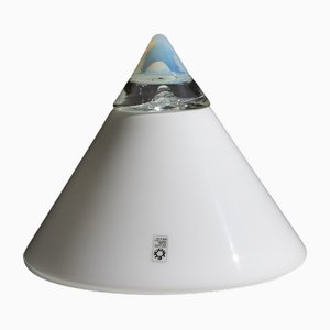 Lampe de Bureau en Verre Murano par Giusto Toso pour Leucos, Italie, 1977