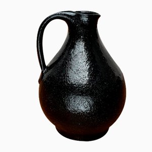 Minimalistische Mid-Century Studio Pottery Karaffenvase von BKW Böttger Keramik Wandsbek, Hamburg, Deutschland, 1960er