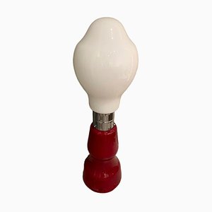 Lámpara Birillo en rojo de Carlo Nason para Mazzega, años 60