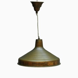 Vintage Deckenlampe aus Kupfer