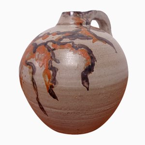 Danish Studio Ceramic Vase by Asta Lilbæck Fuurstrøm, 1940s