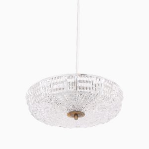 Mid-Century Swedish Ceiling Lamp by Carl Fagerlund for Orrefors