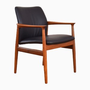 Fauteuil Mid-Century en Teck par Grete Jalk pour Glostrup, Danemark, 1960s