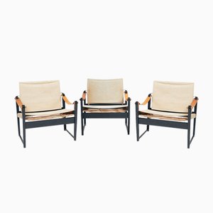 Chaises Safari Cikada par Bengt Ruda pour Ikea, 1960s, Set de 3