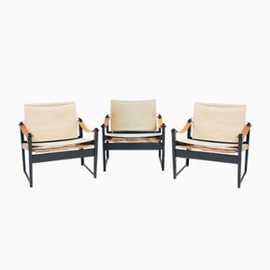 Cikada Safari Chairs by Bengt Ruda for Ikea, 1960s, Set of 3