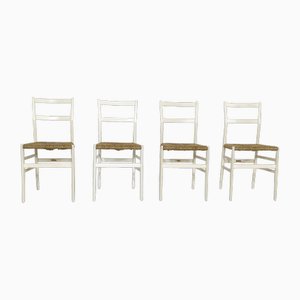 Super Leggera Chairs by Gio Ponti for Cassina, 1970s, Set of 4