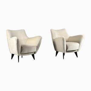 Armchairs by Guglielmo Veronesi for ISA, Italy, 1950s, Set of 2