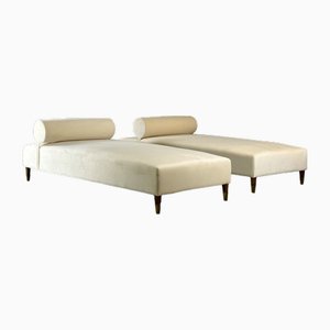 Daybeds attributed to Gio Ponti, Italy, 1940s, Set of 2