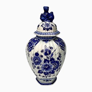 Vintage Flora Royal Goedewaagen Vase from Royal Delft, 1960s