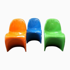 Side Chairs by Verner Panton for Vitra, Set of 3