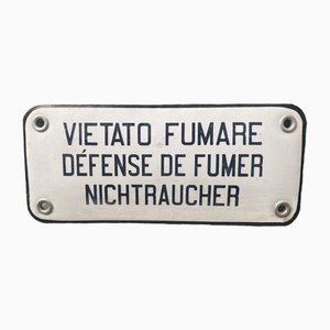 Plaque en Émail, Italie, 1950s