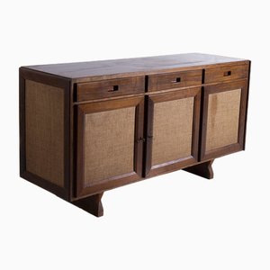 Credenza vintage in vimini, Brasile, anni '50