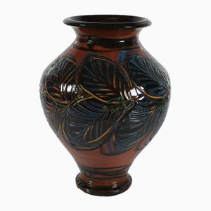 Large Hak Floor Vase by Herman A. Kähler, Denmark, Early 20th Century