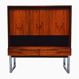 Vintage Rosewood Veneer Highboard