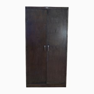 Armoire Industrielle en Métal avec 2 Portes, 1960s