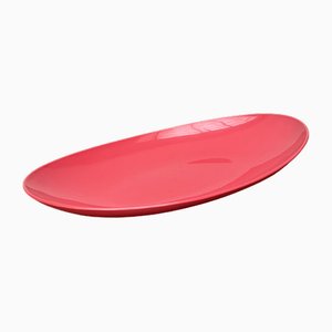 Mid-Century German Space Age Pink Plastic Bowl Plate from Revolit, 1960s