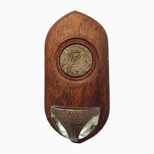 Art Deco Wasserspender aus Holz, 1920er