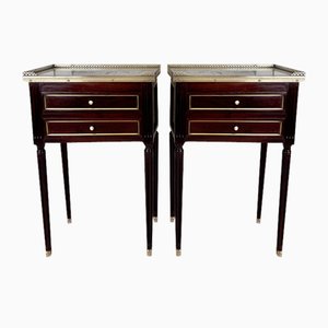 Louis XVI 20th Century Bedside Tables, 1960s, Set of 2