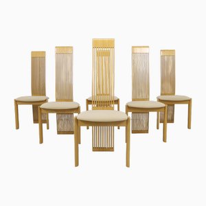 Postmodern Dining Chairs by Pietro Constantini, 1980s, Set of 6
