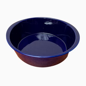 Vintage German Dark Blue Lukull Ceramic Bowl from Schönwald