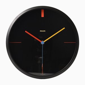 Vintage Wall Clock from Philips, 1980s
