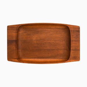 Vassoio da portata vintage in teak di Jens Quistgaard, anni '50