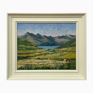 Roger Gallaher, Cullin Hills on Isle of Skye in Scottish Highlands, 1970, Oil Painting, Framed